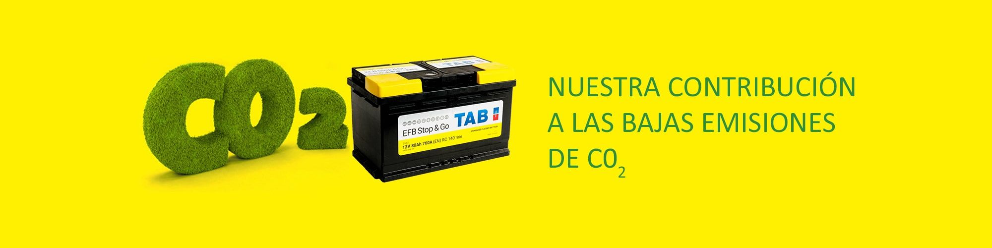 Baterías TAB EFB, nuestra contribución a las bajas emisiones