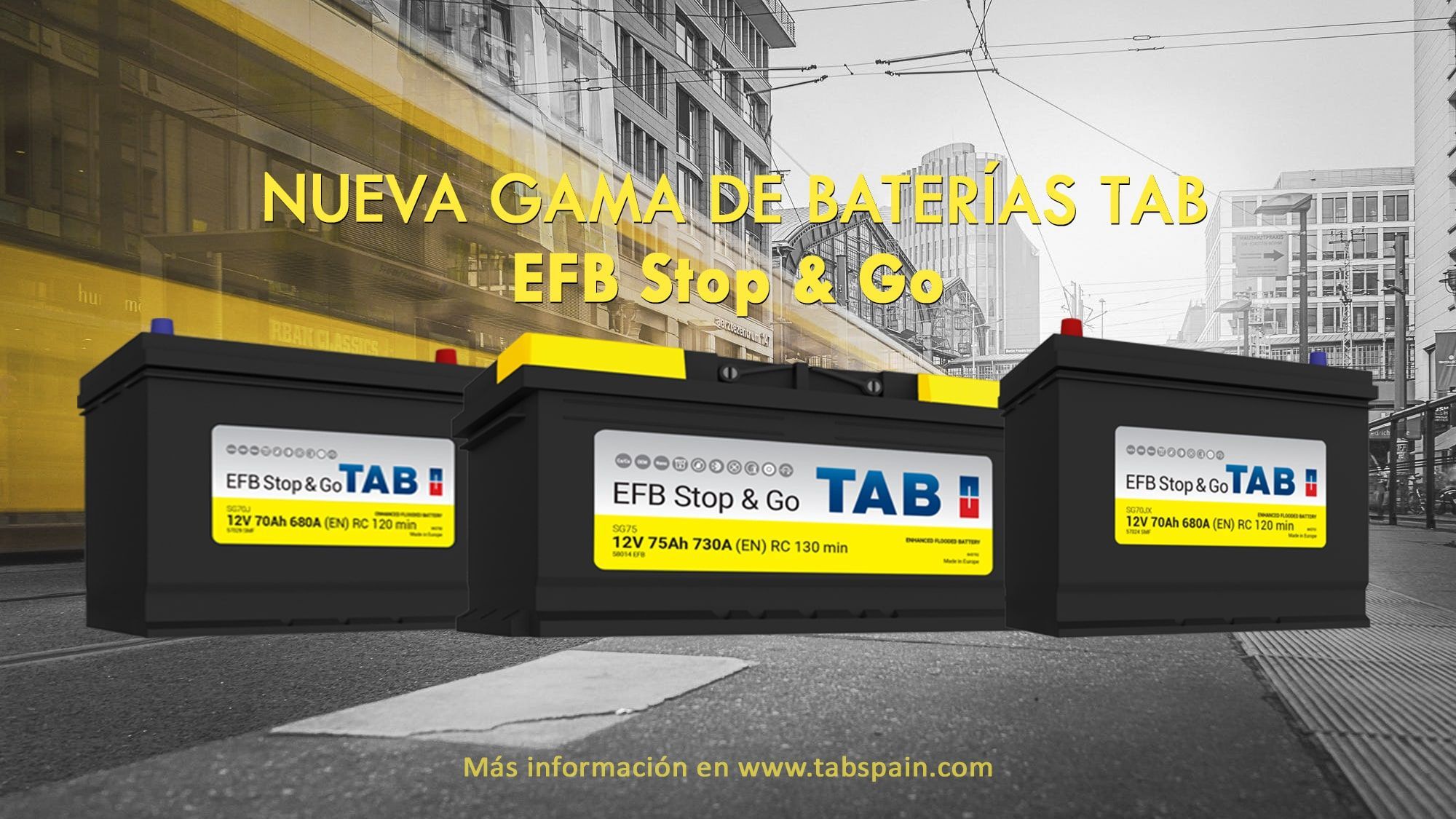 Las nuevas TAB EFB Stop&Go