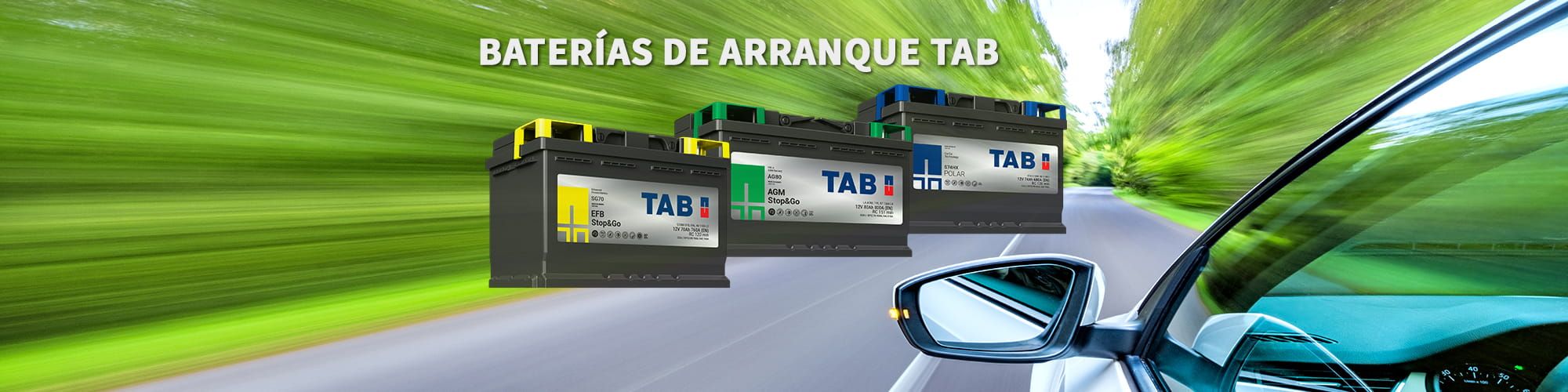 TAB Batteries - Baterías de arranque para coches